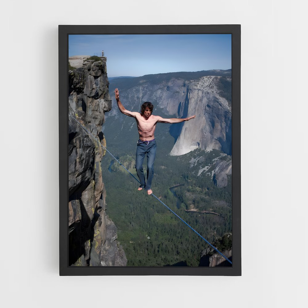Poster Le Saut de la Liberté – affiche Vol en wingsuit (vue 2)